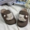 Birkenstock Spring/Autumn 2025 Parent-Child Closed-Toe Outdoor Half-Slippers with Cute Cartoon Design for Women and Kids