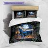 Cartoon Pattern Bedding Quilt Set Quilt Cover Pillowcase Home Decoration Birthday Gift (1 * duvet cover + 2 * pillowcase, without core)