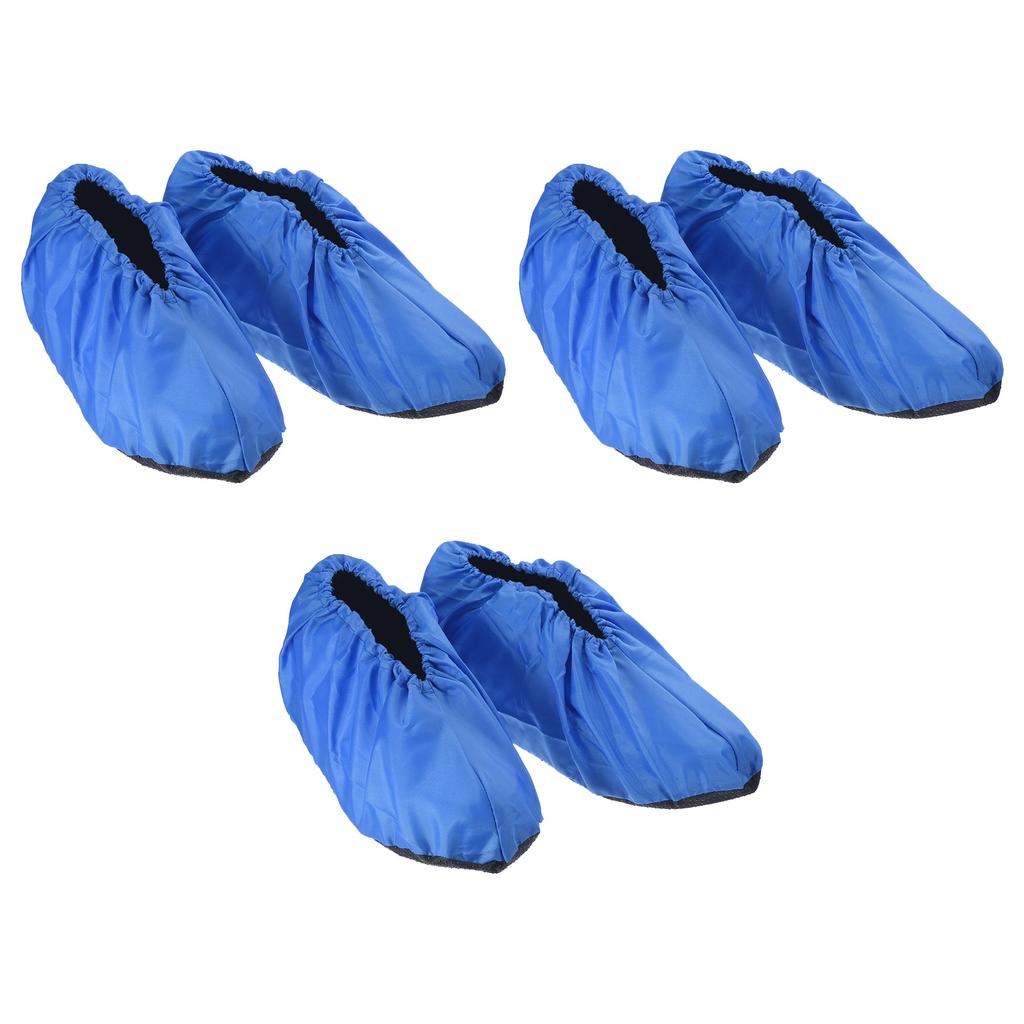 2/3/4Pair Shoes Slippers Protector Household Nylon Shoe Covers Non-Slip Shoe Protectors for Office Laboratory Men Women