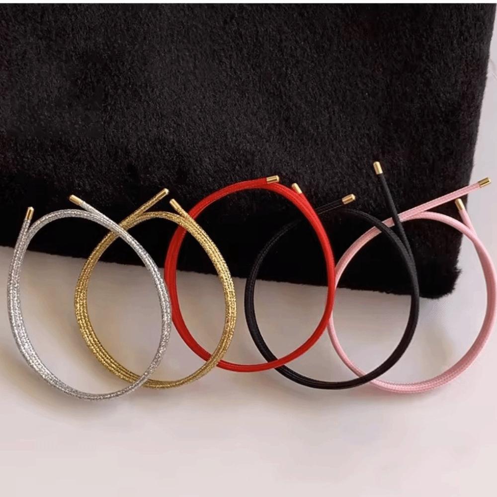 Adjustable Magnetic Rope Bracelet Multicolor DIY Beaded Rope Pendant Accessories