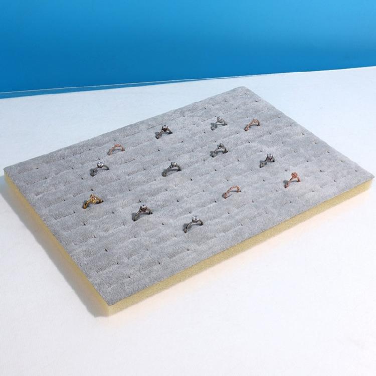 100 Slot Rings Foam Tray Jewelry Display Pad Organizer for Countertop Decoration