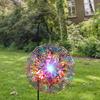 3D Quadrilateral Metal Wind Spinner | Multi-Color Reflective Design | No Battery Needed | Perfect for Mother's Dayment
