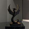 3D Geprinte Feniks Figuur Modern Minimalistisch Abstract Feniks Beeld Sculptuur Bureau Decoratie voor Huis Kantoor Woonkamer