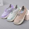Soft Soled Non Slip Flats Concise Comfortable Casual Shoes Lightweight Hard Wearing Thick Soled Loafers Slip on Women's Shoes