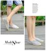 Summer Canvas Slip-On Espadrilles with Linen Sole - Casual Solid Color Hemp Rope Fisherman Shoes