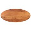 VidaXL Table Top, Replacement Table Top, Spare Dining Room Table Top, 100x40x3.8 Cm Oval Solid Wood 370810