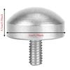 M2.5 Thread Dial Indicator Probe 10mm Diameter Spherical Point Contact Point  For Dial Gauge