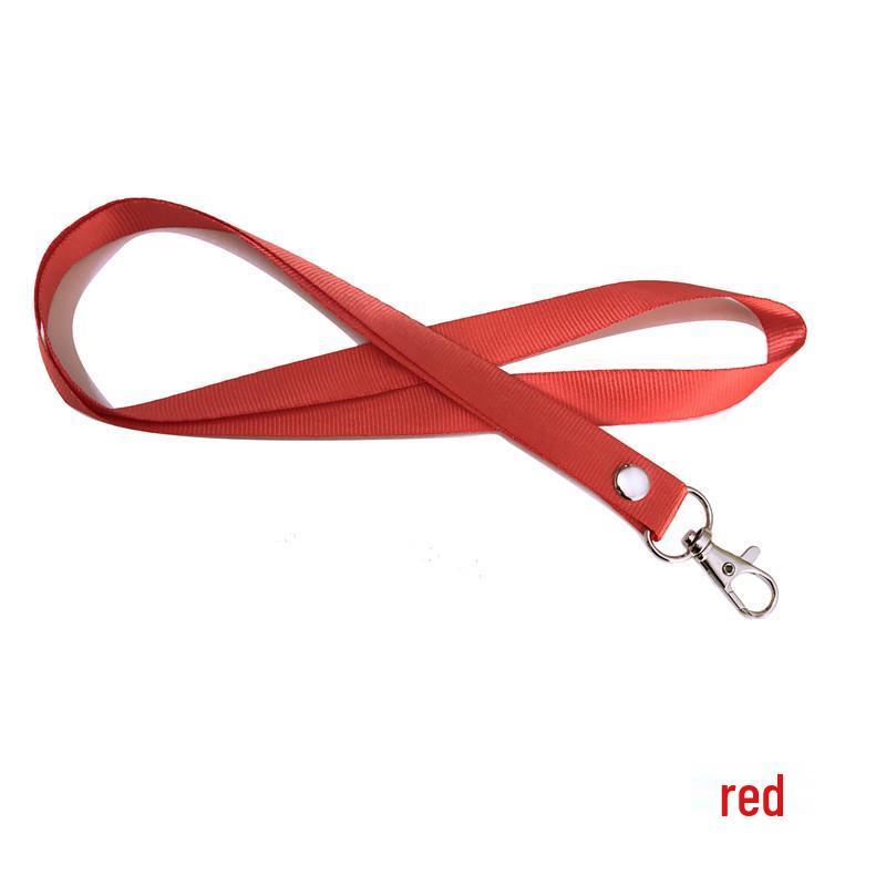 1.5cm Orange Custom ID Badge Keychain Lanyard