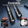 Super Bright LED Flashlight High Power Type-c Rechargeable Torch Light Long Range Flashlight Camping Fishing Lamp