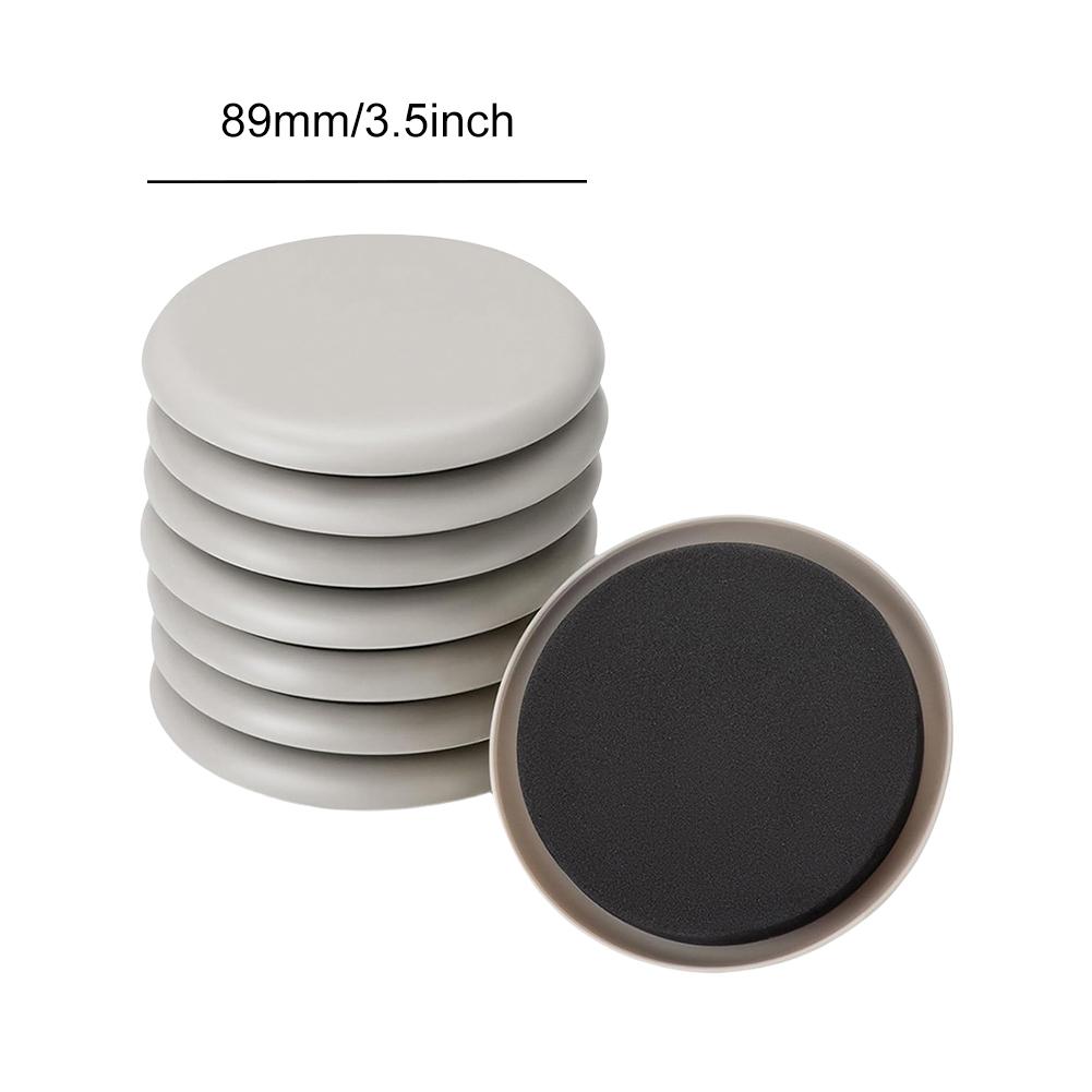 24/40Pcs Furniture Sliders Furniture Gliders Movers Self-Adhesive Heavy Duty Furniture Movers for Home Carpet Hardwood Floors