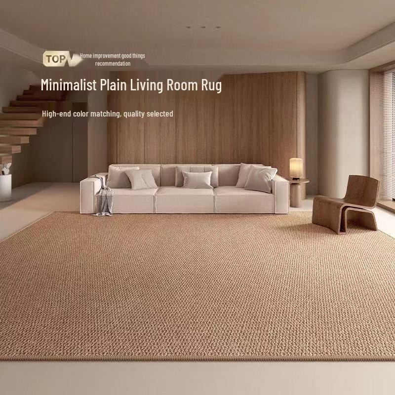 Large Sisal Rug: Wear-resistant, Non-slip, Cat Scratch-proof Pineapple Loop for Living Room