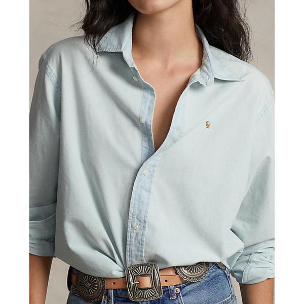 Polo Ralph Lauren Women Relaxed Fit Chambray Shirt  Wmposhtndo20345450 