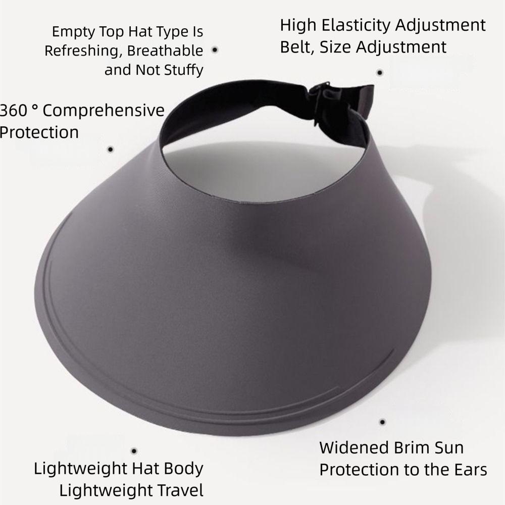 Large Brim Traceless Sun Hat Breathable Beach Cap Fashion Women Sun Hat  Sunshade