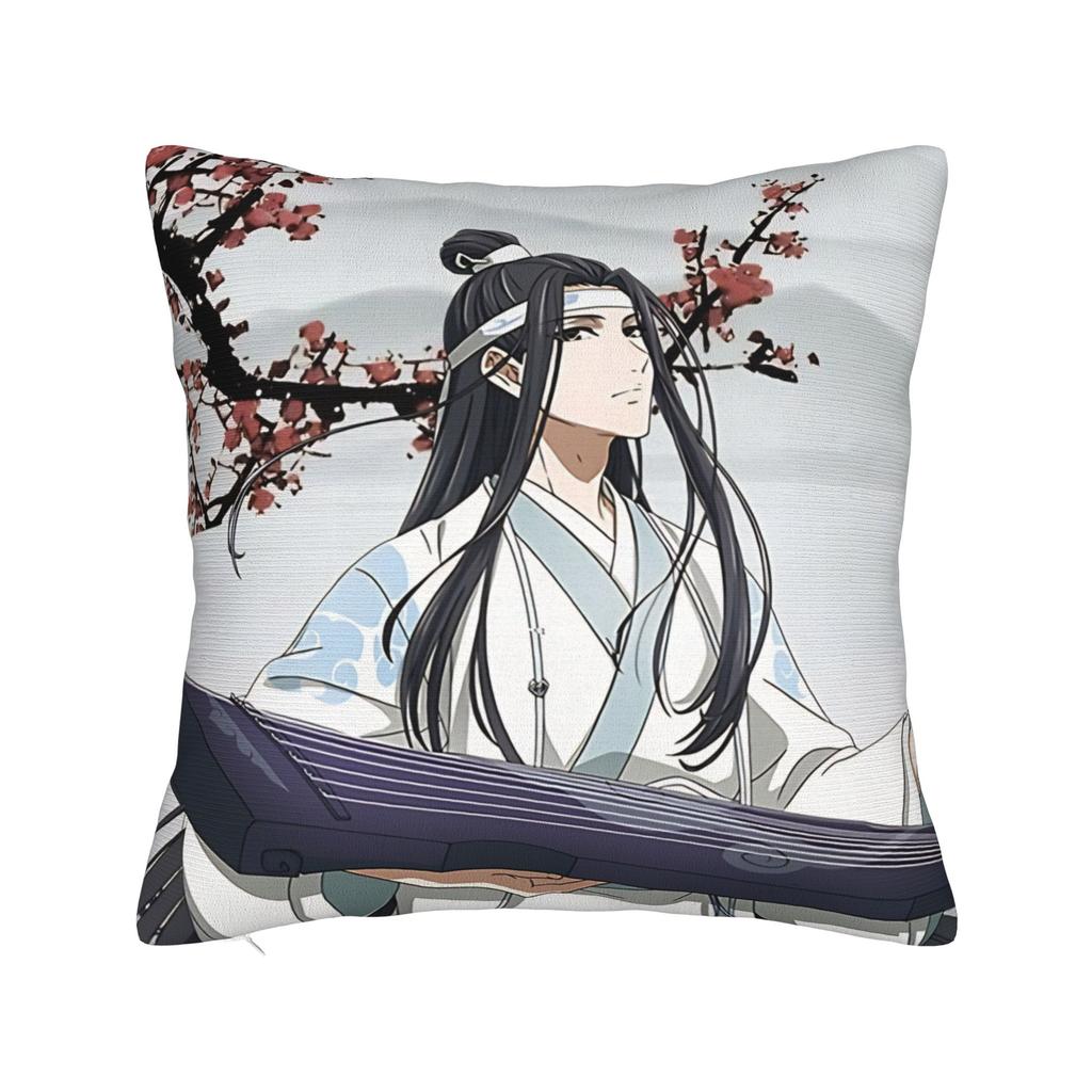 Pillow Cover The Founder of Diabolism Mo Dao Zu Shi Cartoon  Kawaii Pillow Case For Living Room Chair Pillowcases