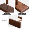 Walnut Wooden Stand Holder For Headset Display Shelf Desk Hanger T Shape Headphones Stands Storage Brackets Organizer