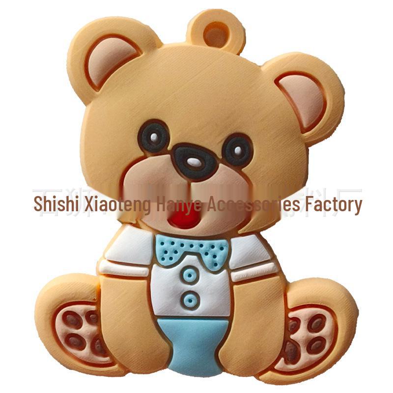 New PVC Bear Doll Keychain Set: Shirt Design, Ideal Gift & Fashion Accessory