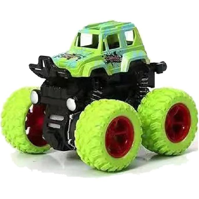 Monster Truck Toys, Friction Powered Monster Trucks for Boys, Push and Go Vehicles Toy for Kids, Inertia Vehicle, Stunt On-Road Vehicle, Great for