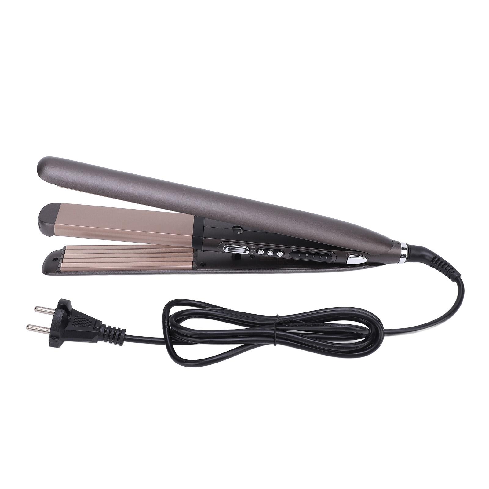 

Выпрямитель для волос Завивка 2 в 1 Выпрямляющая плойка Многофункциональный Контроль температуры EU Plug