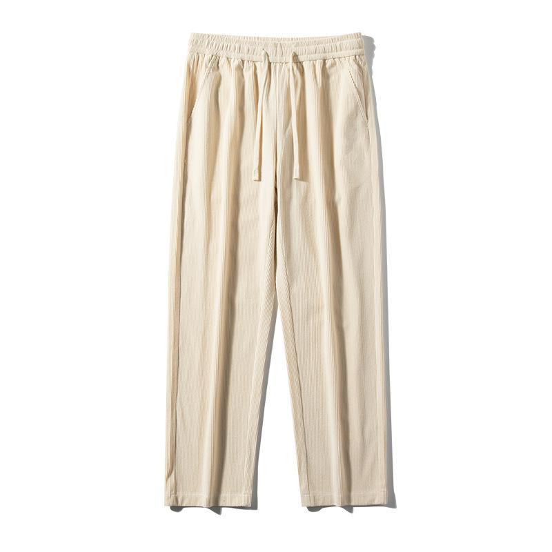 Pants Men's Spring and Autumn New Men's Corduroy Pants Casual Pants Loose Straight Floor Mopping Pants Long Pants Big Goods Main Push
