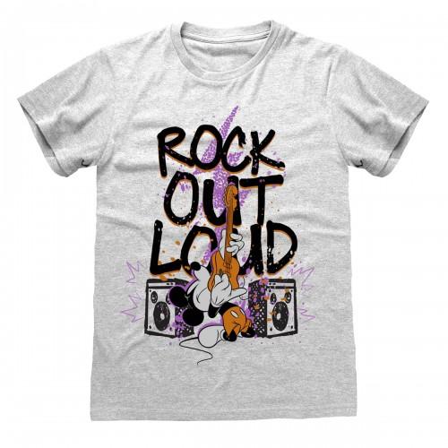Disney Unisex Adult Rock Out Loud Mickey T-Shirt