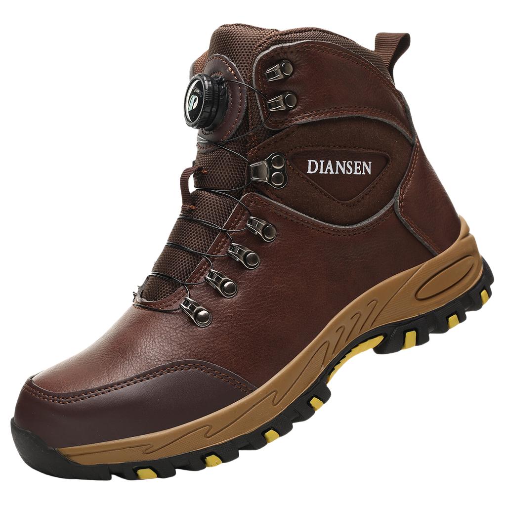 Waterproof Safety Boots Men Indestructible Steel Toe Work Boots Anti-smash Stab-resistant Safety Shoes Hombre Biker Botas Para