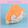 Pendentif en peluche à l'effigie d'un personnage de l'anime Haikyuu, au design compact, idéal pour porte-clés et collectionneurs.