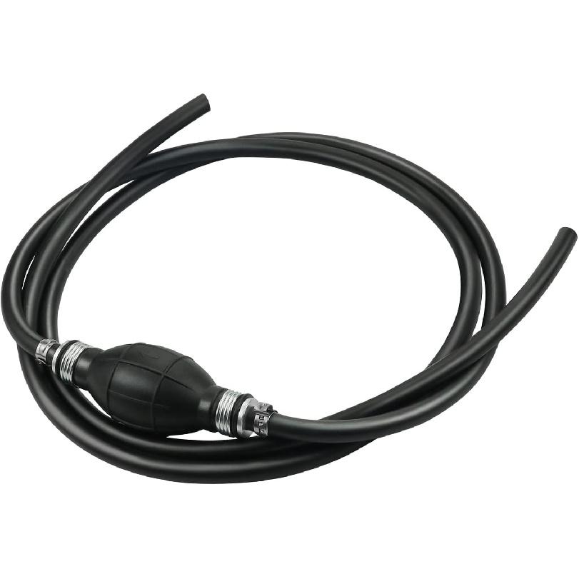 Fuel Line Assembly, 5/16  Marine Boat Fuel Line Hose Assembly with Primer Bulb,