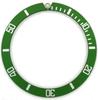 King Watch Parts Compatible with Rolex Submariner Bezel Disc Aftermarket Part 16610 Green [Import Original] - - -