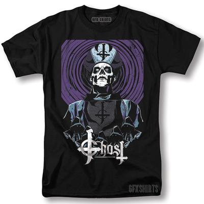 Maglietta Ghost Opus Tour Rock Heavy Metal Vintage Design Grafico