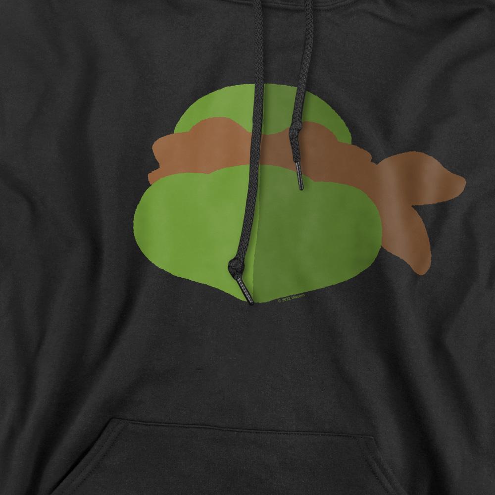 Teenage Mutant Ninja Turtles Mens Michelangelo Face Hoodie