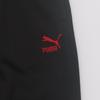 Puma Animal Pattern Logo Print Cuffed Sweatpants Men Bottoms Black 621839-01
