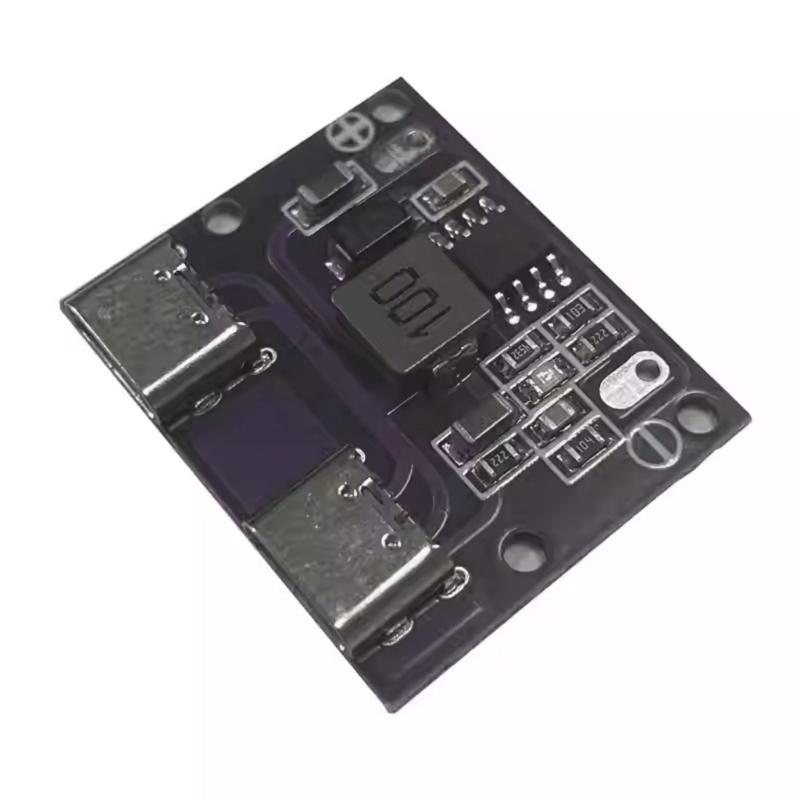 Two Type C USB Voltages Regulator Module 9V 36V Wide Input Ranges 5V 3A Stable Output With LED Indicator
