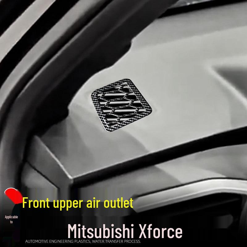 Carbon Fiber Dashboard Air Vent for 25 Mitsubishi Models, Including Xforce, Outlander, Sport