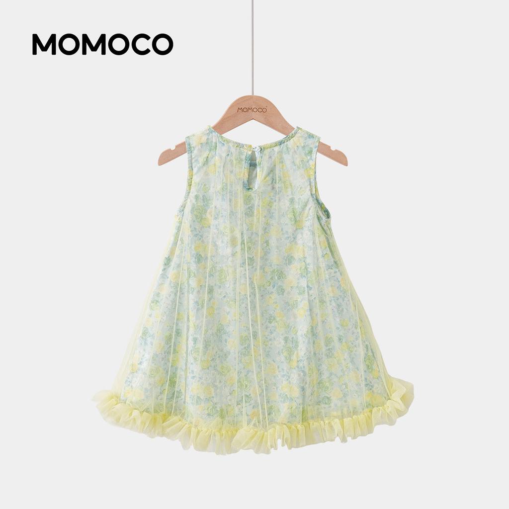 Sweet and cute outdoor lightweight and loose sleeveless dress for girls in summer 2026, new mid size children's dress