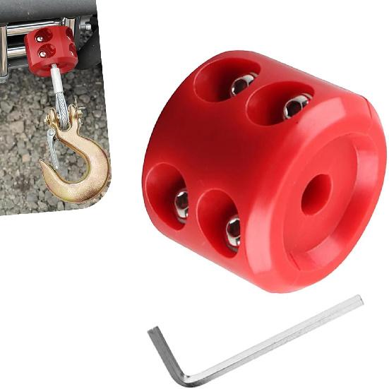 Windenkabelhaken-Stopper, Gummi-Windenkabel-Schutz mit Inbusschlüssel, Seilschutz für Draht- & Synthetikseile, Abschlepphaken-Zubehör für ATV UTV