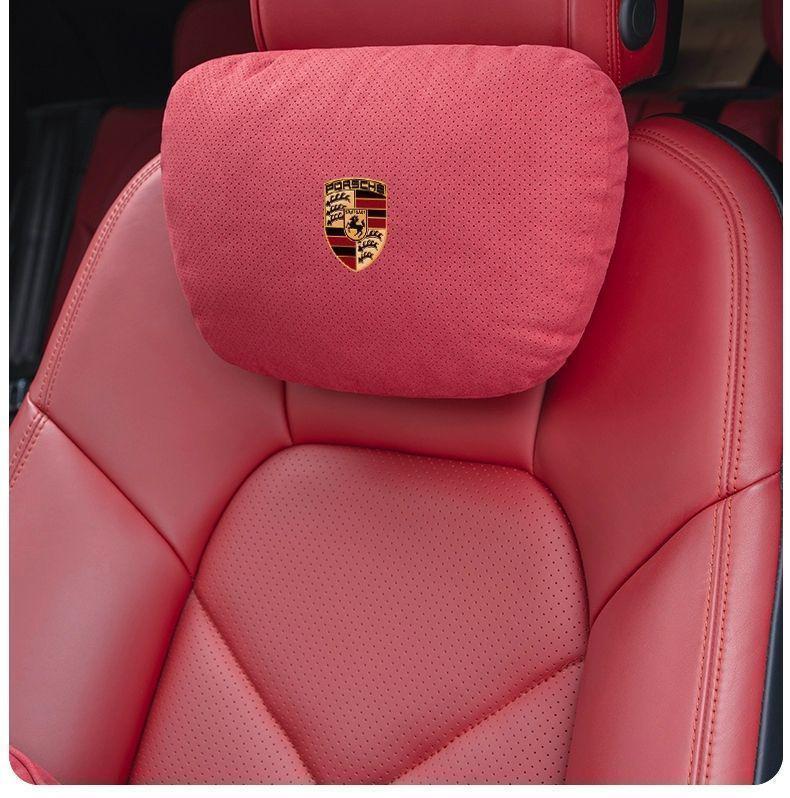 Almohada de apoyo para el cuello y la zona lumbar del reposacabezas del Porsche Macan/Cayenne: Compatible con 718, Panamera, 911
