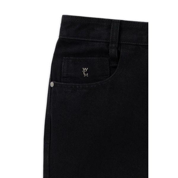 [wooyoungmi] Black Straight Denim Pants W263PT21987B