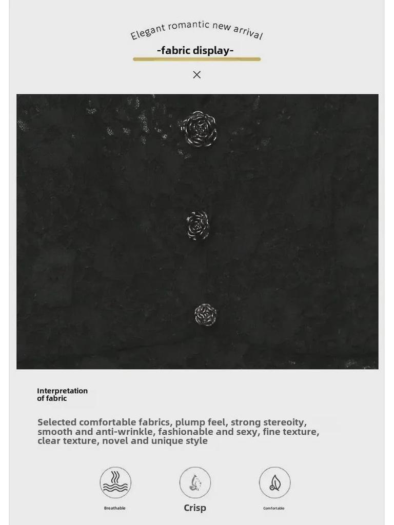 Women's Chinese-Style V-Neck Lace Sleeveless Slim Fit Top