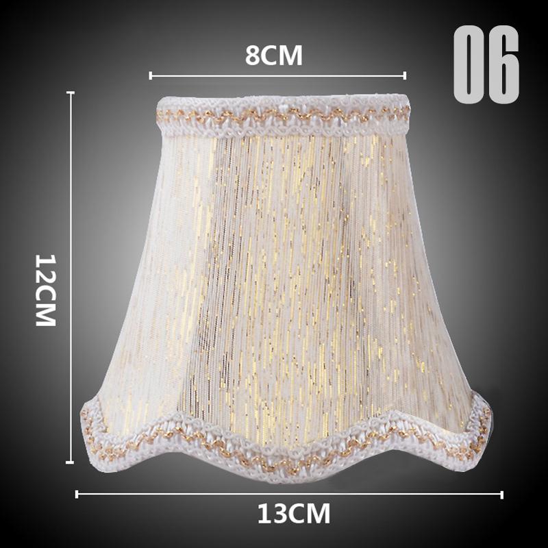 Simple Chandelier Lamp Shade Retro Candle Chandelier Cloth Lampshade Nordic Style Modern Lamp Cover For Home Decoration