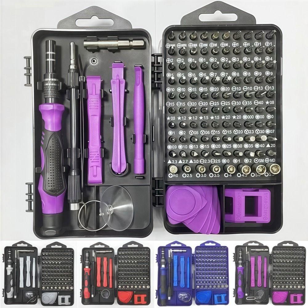 115-in-1 Precision Screwdriver Set Portable Durable Magnetic Repair Tool Kit Multi-functional Screwdriver Kit For Home Repair
