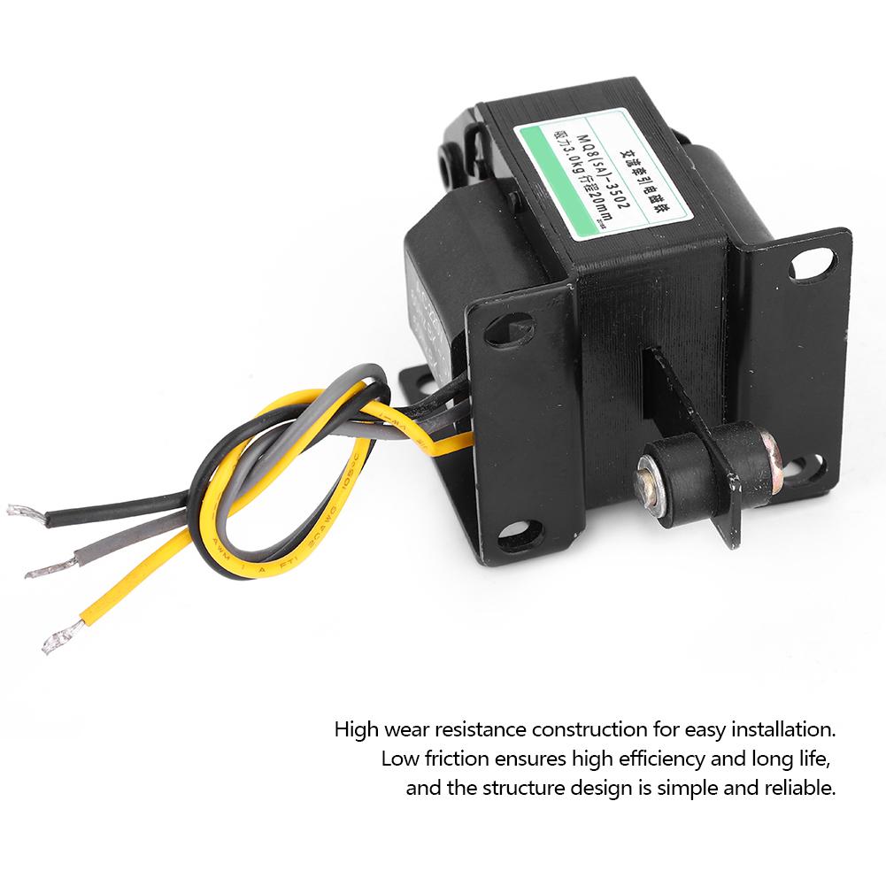 MQ8(SA)3502 AC Tractive Electromagnet Solenoid 220VAC 29.4N Stroke 20mm