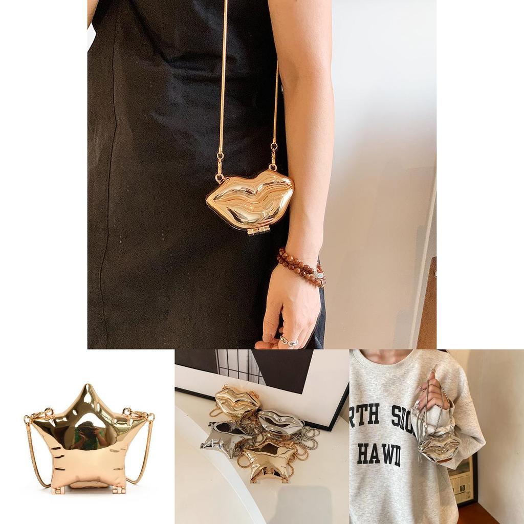 Trendy Mini Acrylic Star Box Shoulder Bag For Women Elegant Evening Purse With Unique Design