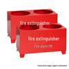 Two-Hole Fire Extinguisher Storage Box with Base Rack, 3458 Kg Capacity, Thickened Design