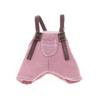 Trendy Doll Overalls With Detachable Straps Soft Cotton Outfit Easy Dress Up Toy Accessory
