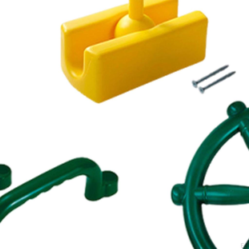 Kids Playground Accessories Set Attachments Easy To Install with Steering Wheel Lightweight