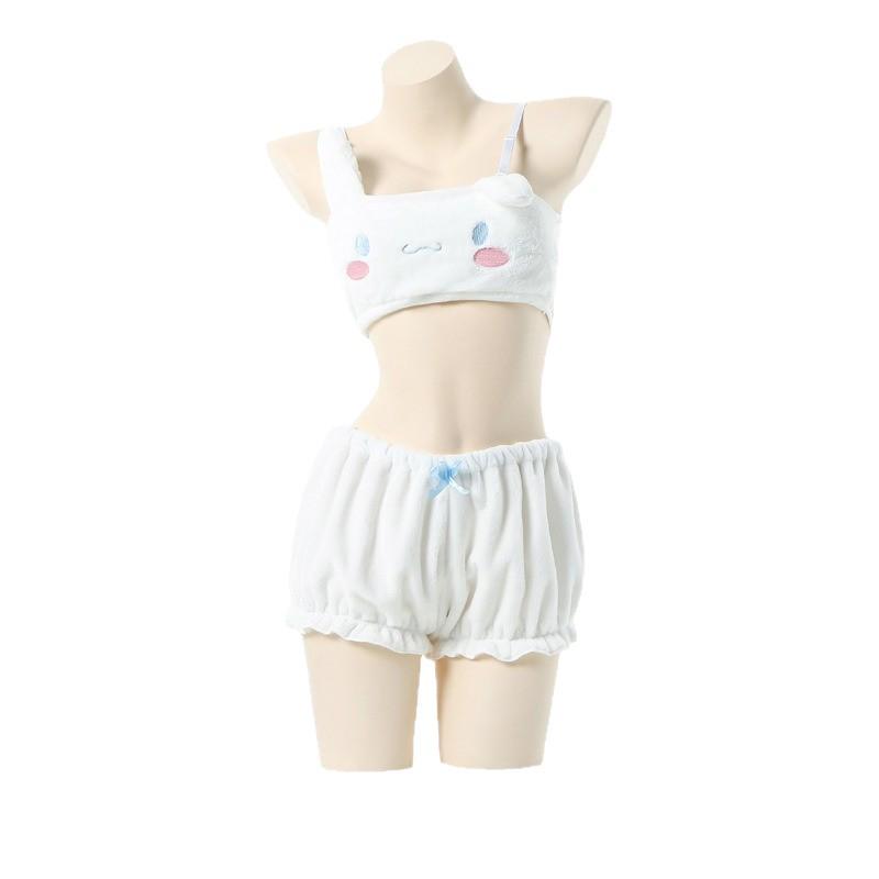 Anime Cinnamoroll My Melody Kuromi Flanell-Shorts Set - Sexy Dreiteiler