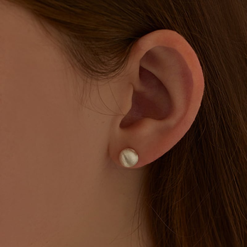 Lewe Sanding Round Earring