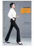 Women's High Waist Slimming Micro Flare Pants, Petite Split Cropped Style for Spring & Autumn - 2026