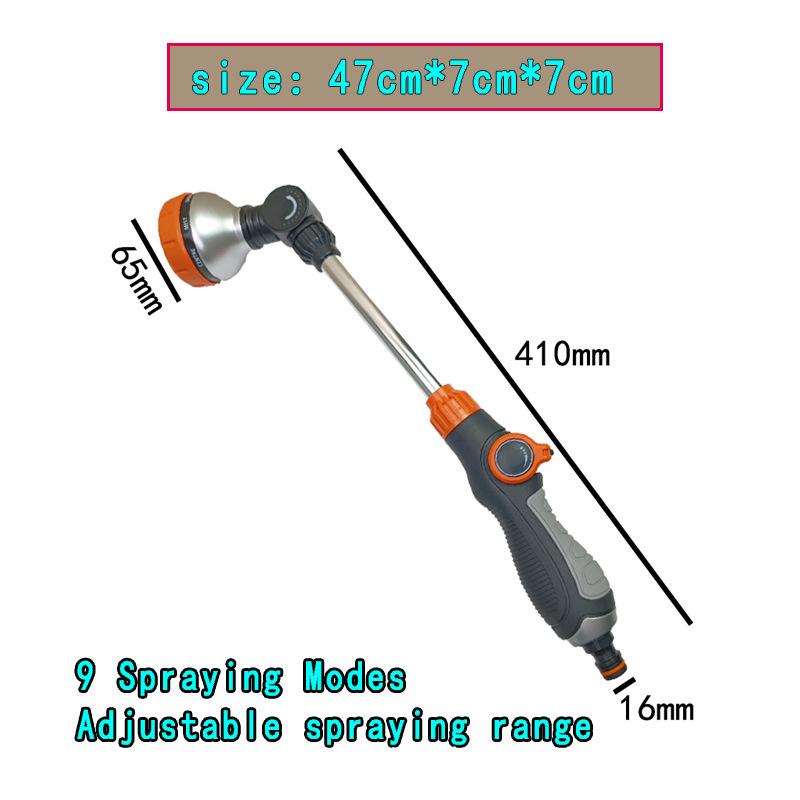 Zahradní tryska z vysokotlaké slitiny: Víceúčelová stříkací pistole na zalévání a mytí auta