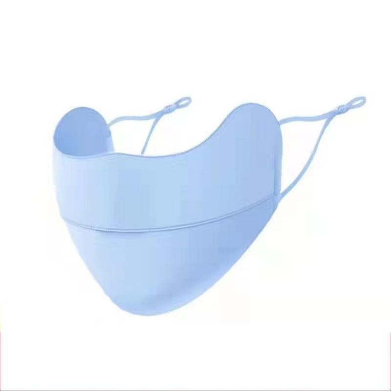 Letnia Maska z Jedwabiu Lodowego Trójwymiarowa Ochrona Oczu Maska Przeciwsłoneczna Poziom Ochrony Przeciwsłonecznej Oddychająca Cieniująca Maska Przeciwsłoneczna z Jedwabiu Lodowego